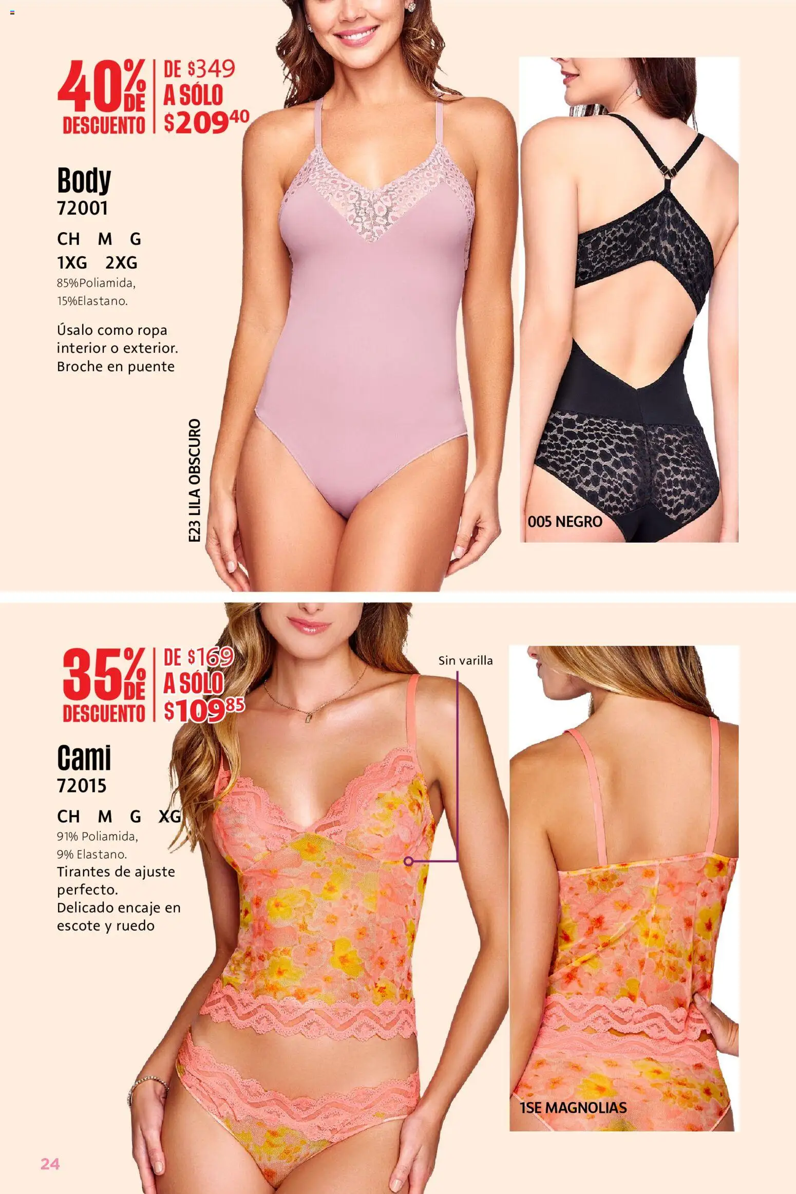 Nuevas ofertas de Ilusión válidas en toda la República Mexicana desde el 01.06.2026. ¡Encuentra las mejores ofertas en Ilusión catálogo Rebajas de Verano! | Página: 24 | Productos: Ropa, Ropa interior, Body, Tirantes