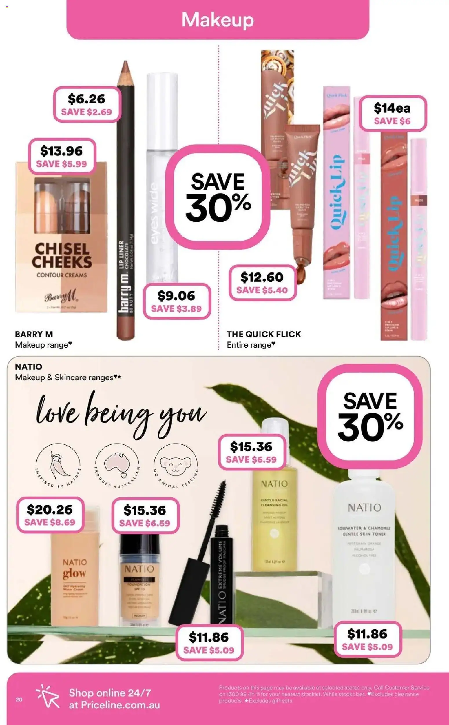 Priceline Pharmacy catalogue - valid from 01/07/2026 | Page: 20 | Products: Chocolate, Makeup, Lip liner, Toner