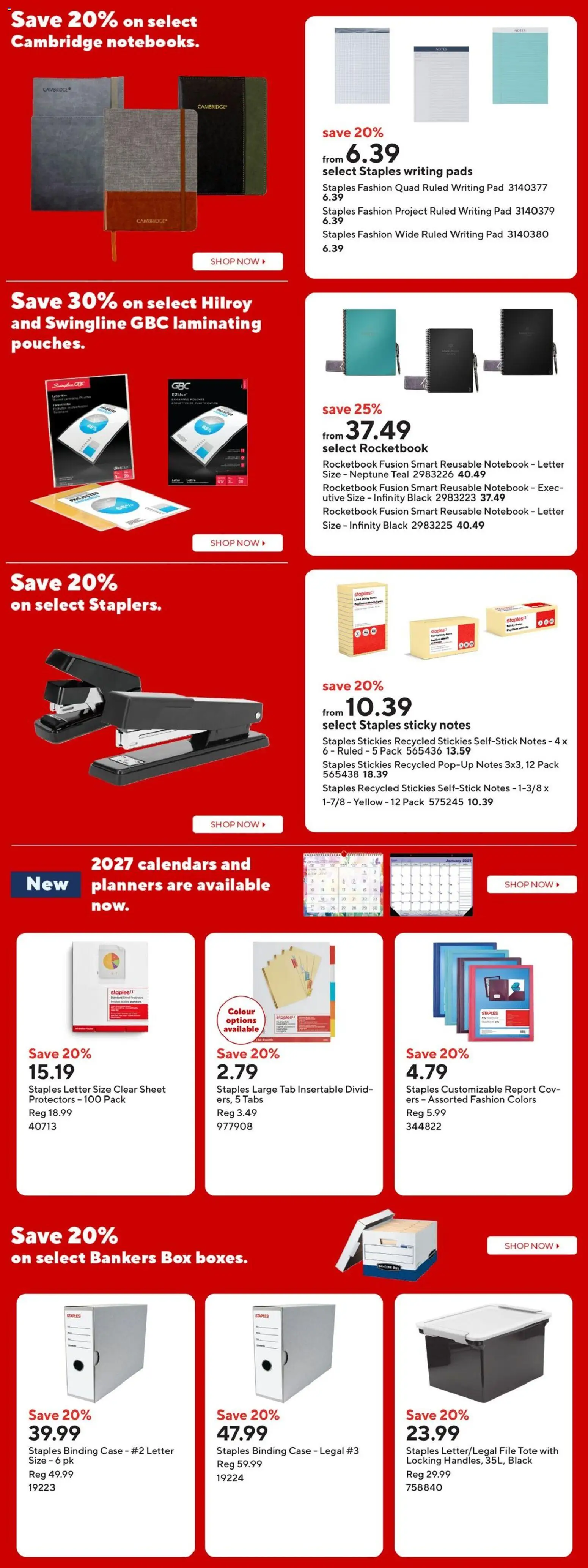Staples flyer valid from Sep 25, 2026 | Page: 10