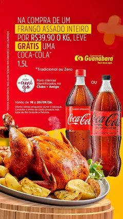 Supermercado Guanabara ofertas Frango Assado - Pré-Visualização do folheto da loja Supermercado Guanabara, válido de 18/09/2026