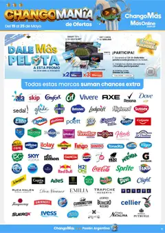 Vista previa Changomas ofertas válido desde el 19.05.2026 | Página: 16 | Productos: Vodka, Fernet, Pelota, Sierra
