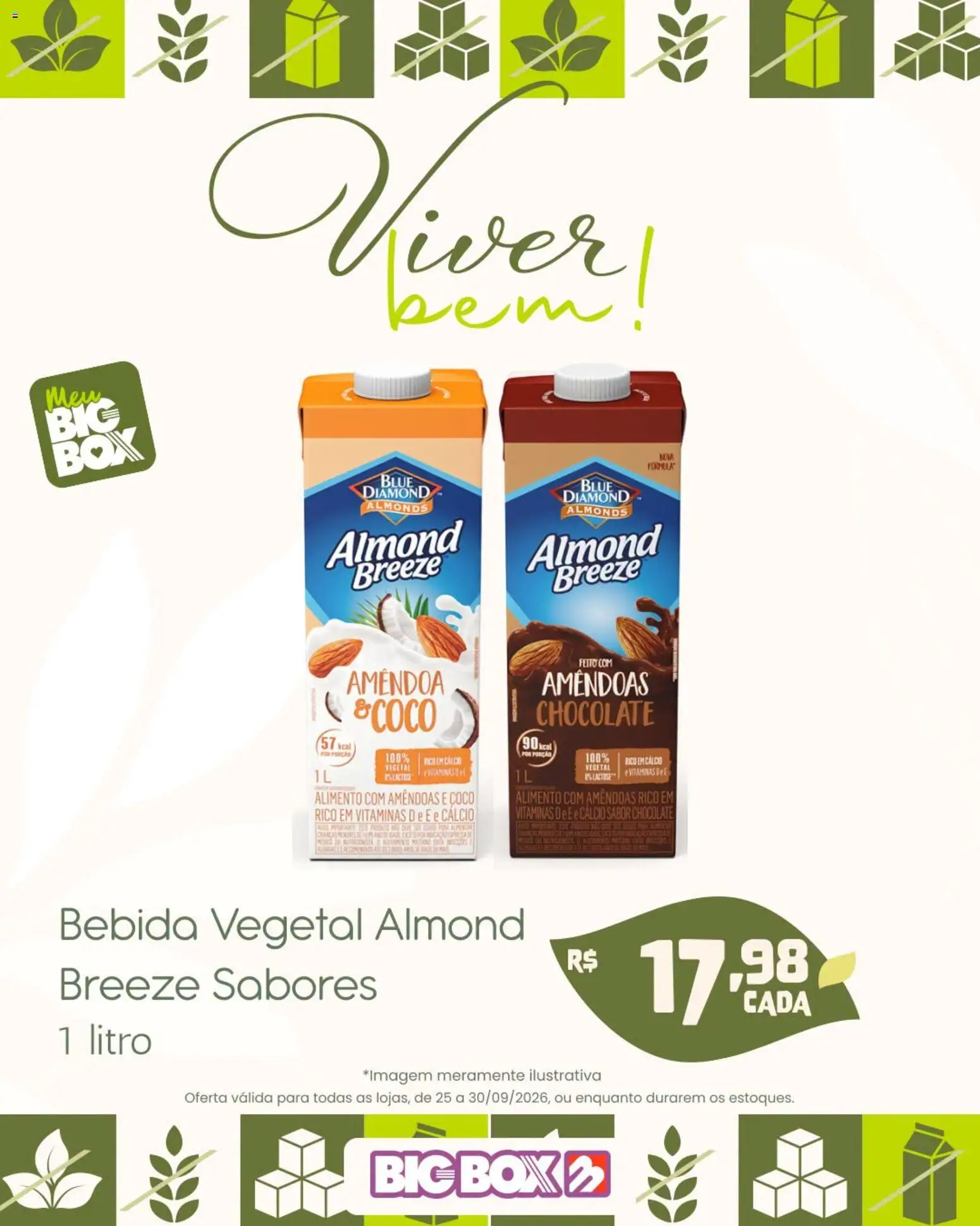 Big Box Folheto - válido de 25/09/2026 | Página: 2 | Produtos: Coco, Chocolate, Cálcio, Bebida