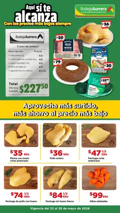 Vista previa de Bodega Aurrerá folleto Aprovecha más surtido, nuevo folleto de la tienda, válido en México a partir del 22.05.2026