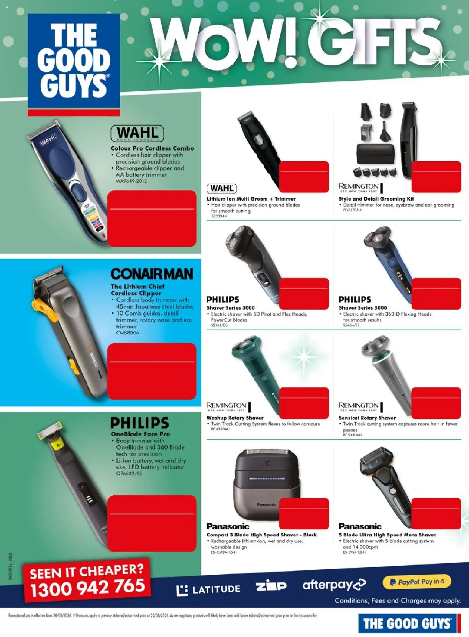 The Good Guys catalogue - valid from 18/08/2026 | Page: 21 | Products: Battery, Shower, Eyebrow, Electric shaver