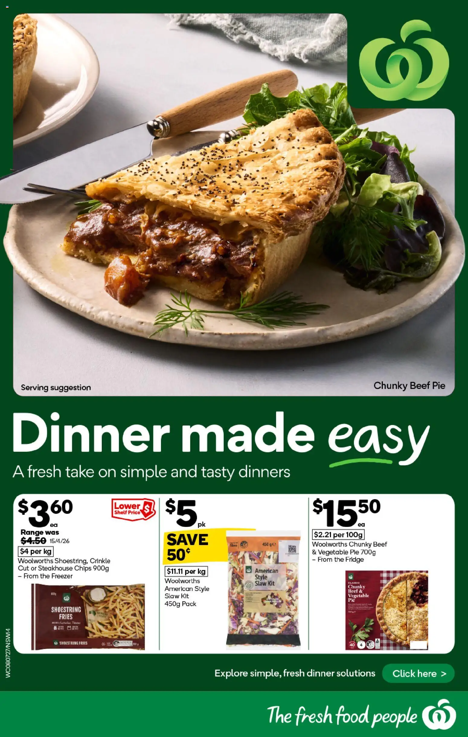 Woolworths catalogue - valid from 08/07/2026 | Page: 14 | Products: Beef, Chips, Fridge, Freezer