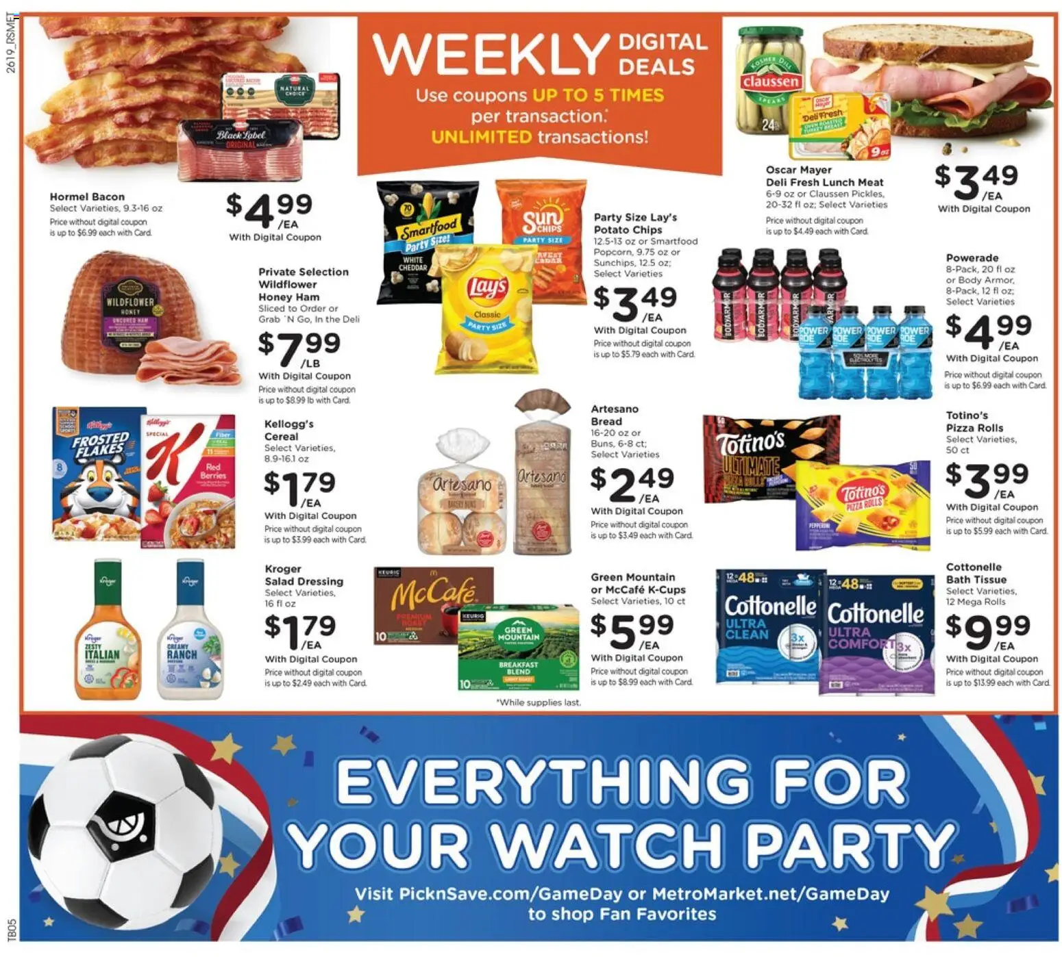 Pick ‘n Save Weekly Ad - valid from 10.06.2026 | Page: 2 | Products: Berries, Ham, Chips, Fan