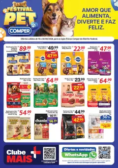 Comper ofertas Festival Pet - Pré-Visualização do folheto da loja Comper, válido de 10/08/2026