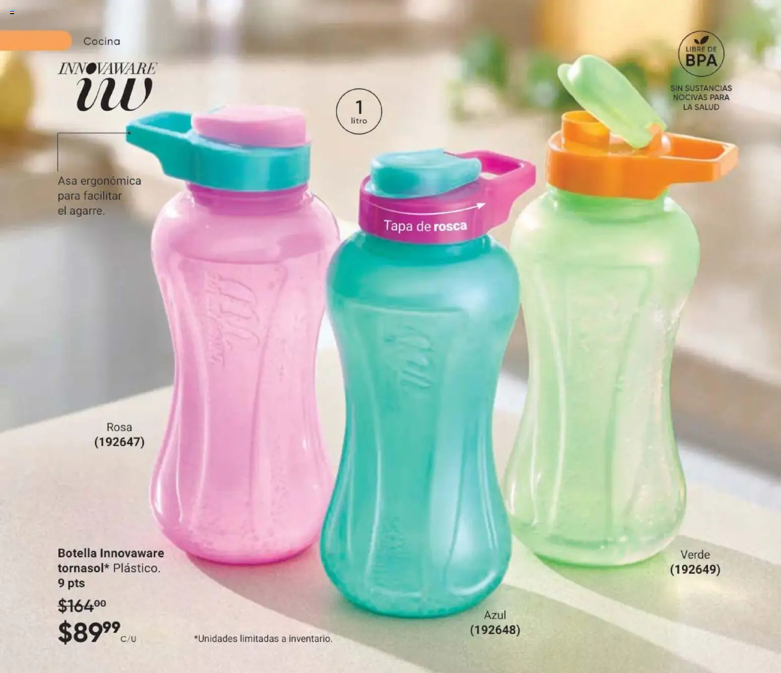 Nuevas ofertas de AVON válidas en toda la República Mexicana desde el 02/10/2026. ¡Encuentra las mejores ofertas en AVON Casa & Estilo 15 2026! | Página: 26 | Productos: Cocina, Botella