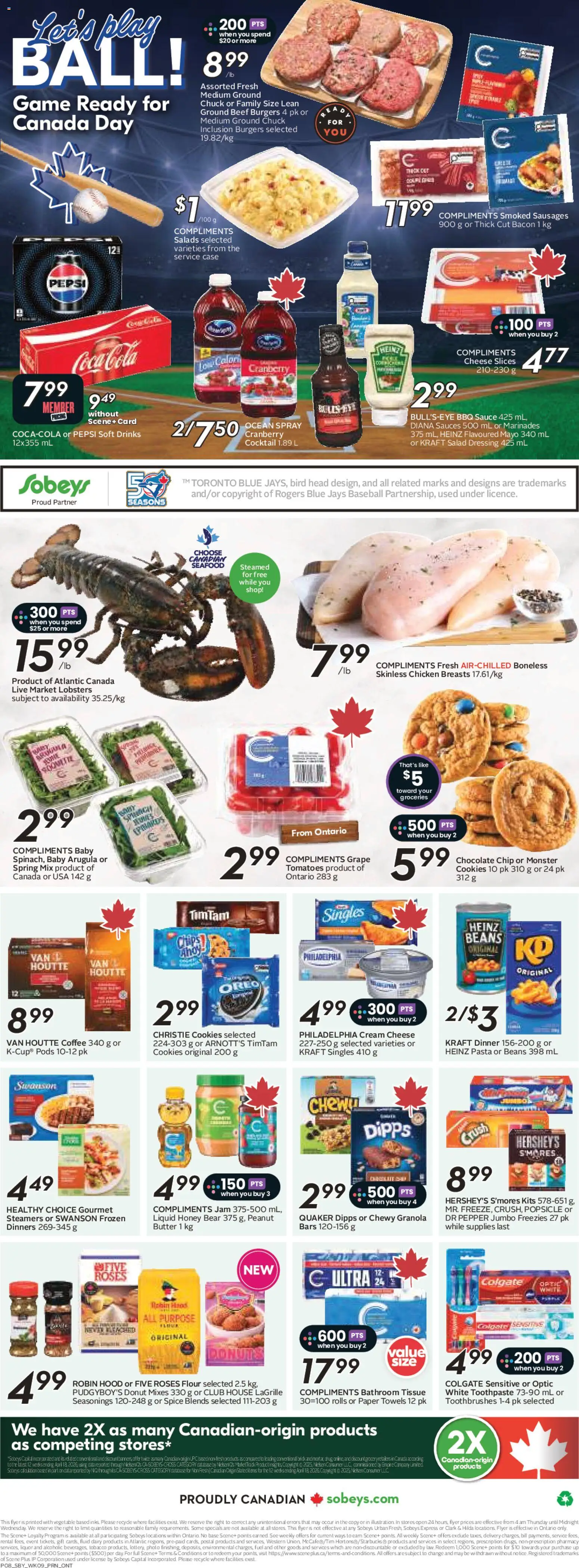Sobeys flyer valid from Jun 25, 2026 | Page: 4