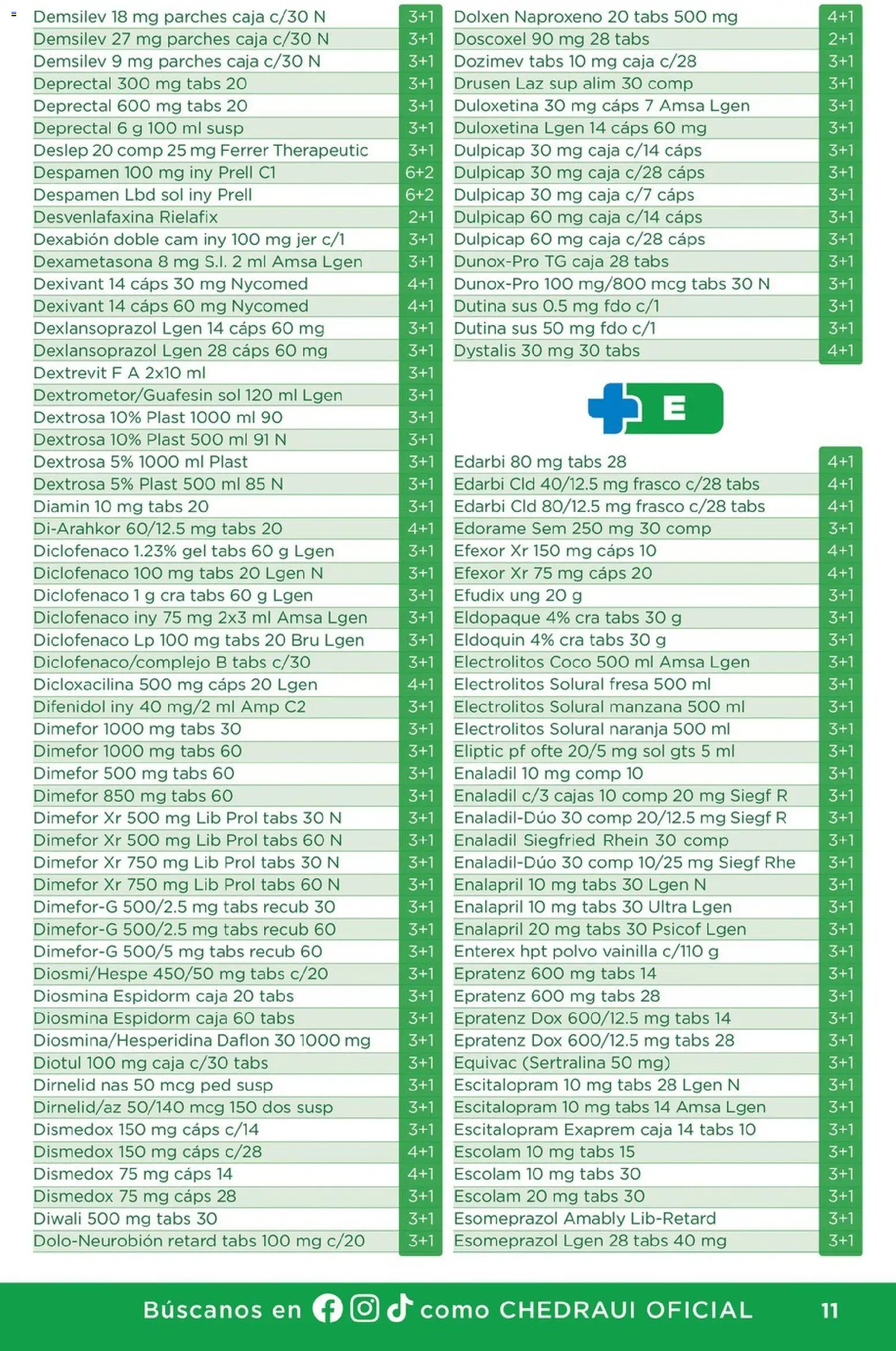 Nuevas ofertas de Chedraui válidas en toda la República Mexicana desde el 29/10/2026. ¡Encuentra las mejores ofertas en Chedraui folleto Farmacia! | Página: 11