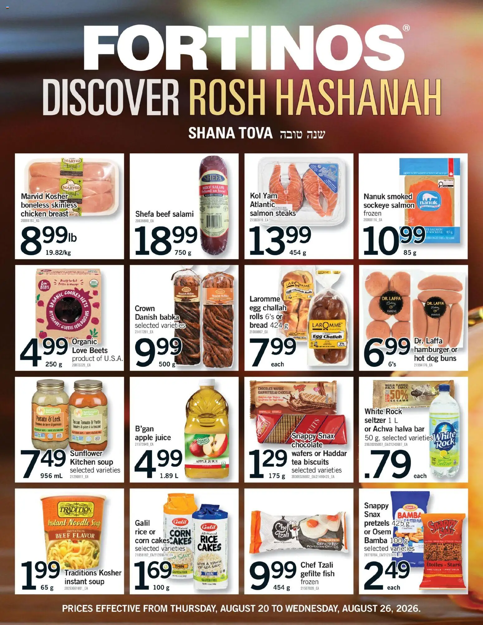 Fortinos flyer valid from Aug 20, 2026 | Page: 28