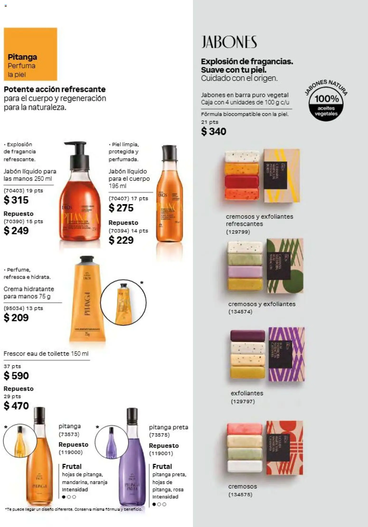 Nuevas ofertas de Natura válidas en toda la República Mexicana desde el 31/07/2026. ¡Encuentra las mejores ofertas en Natura campaña 12 2026! | Página: 115 | Productos: Crema, Té, Fragancia, Jabón