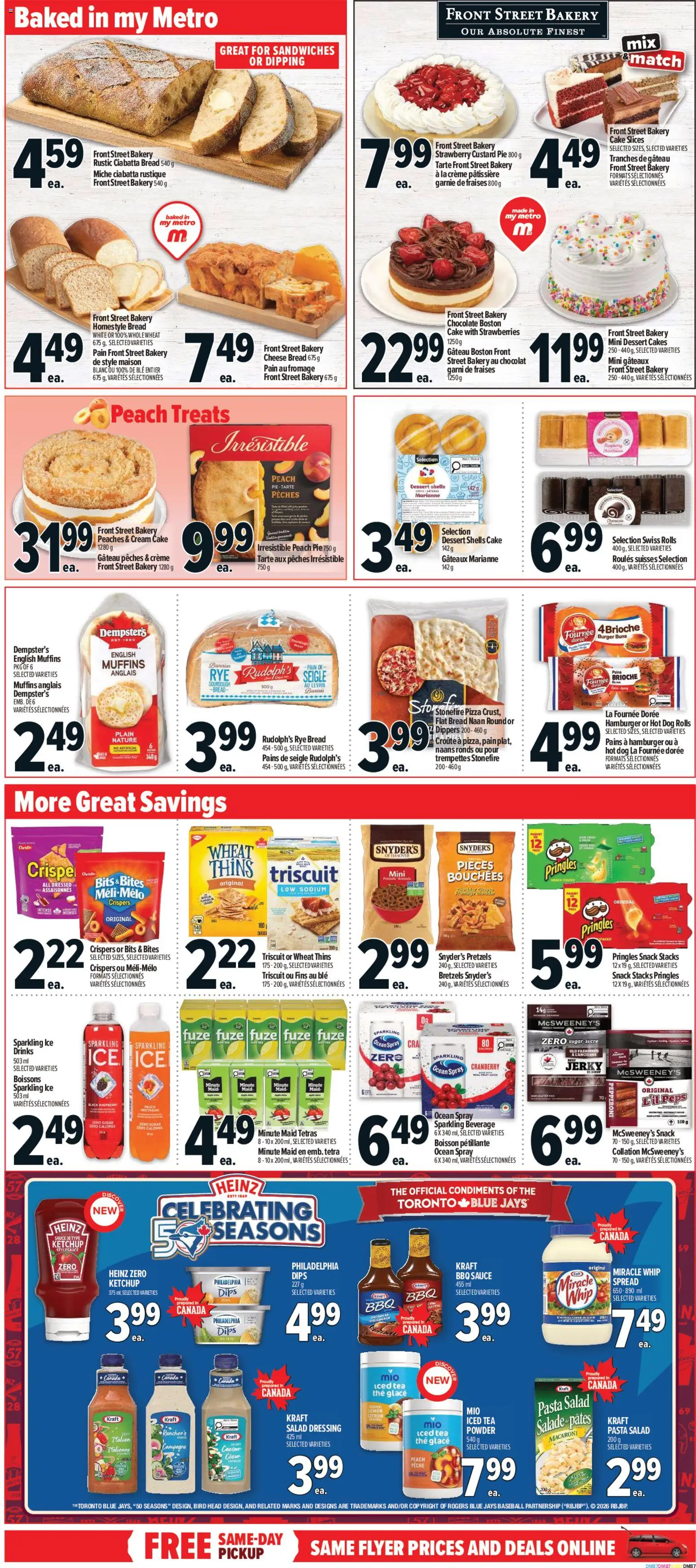 Metro flyer valid from Jul 16, 2026 | Page: 9 | Products: Strawberries, Cream, Powder, Chocolate