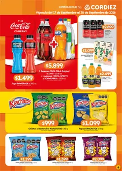 Vista previa Cordiez - Marcas destacadas válido desde el 17/09/2026 | Página: 6 | Productos: Sprite, Fanta, Papas, Jugo