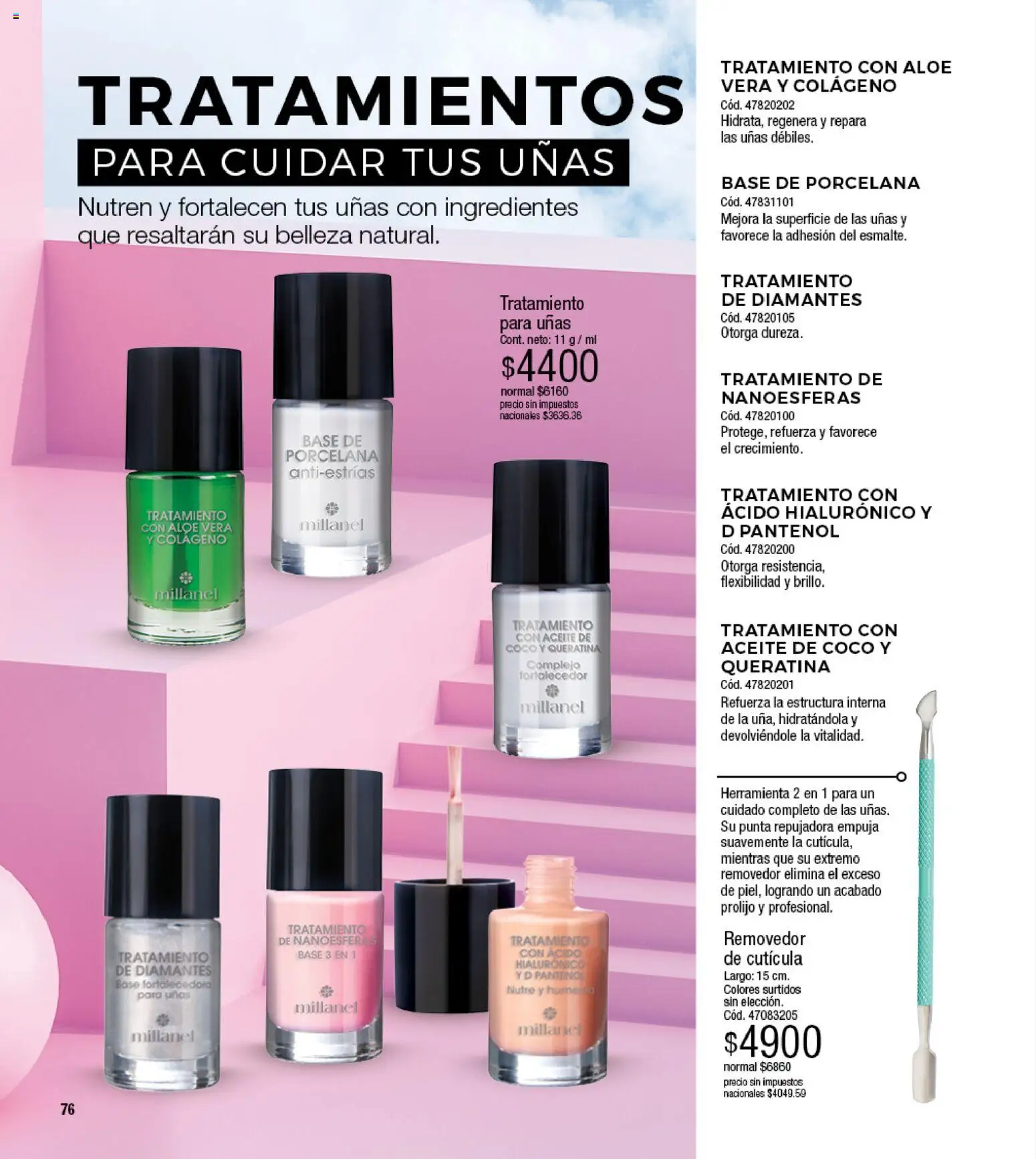 Millanel - Catálogo │ válido desde el 17/08/2026 | Página: 76 | Productos: Coco, Aceite, Ingredientes, Aloe Vera