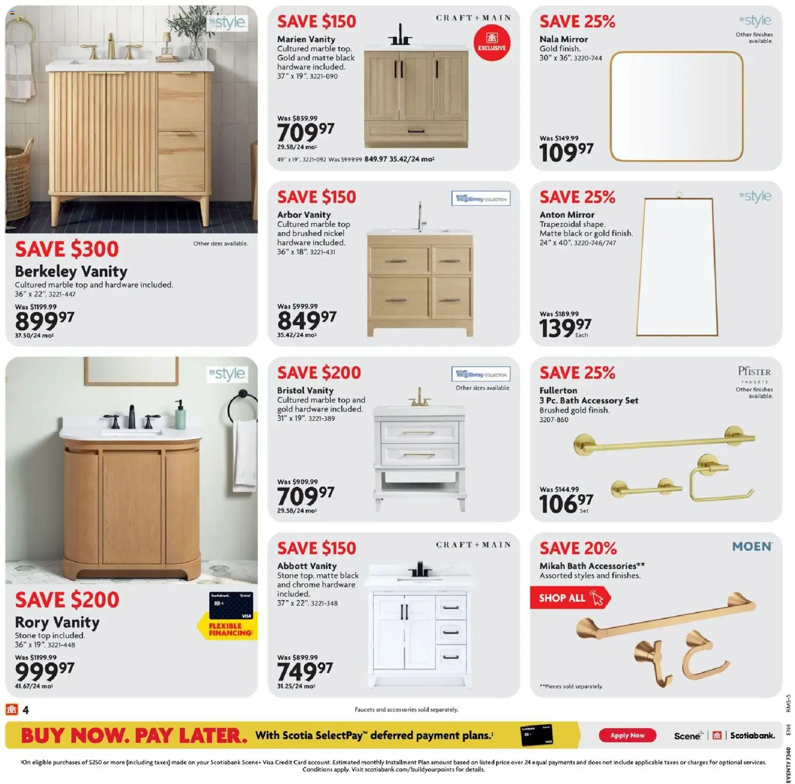 Home Hardware flyer valid from Oct 1, 2026 | Page: 4 | Products: Bath, Mirror