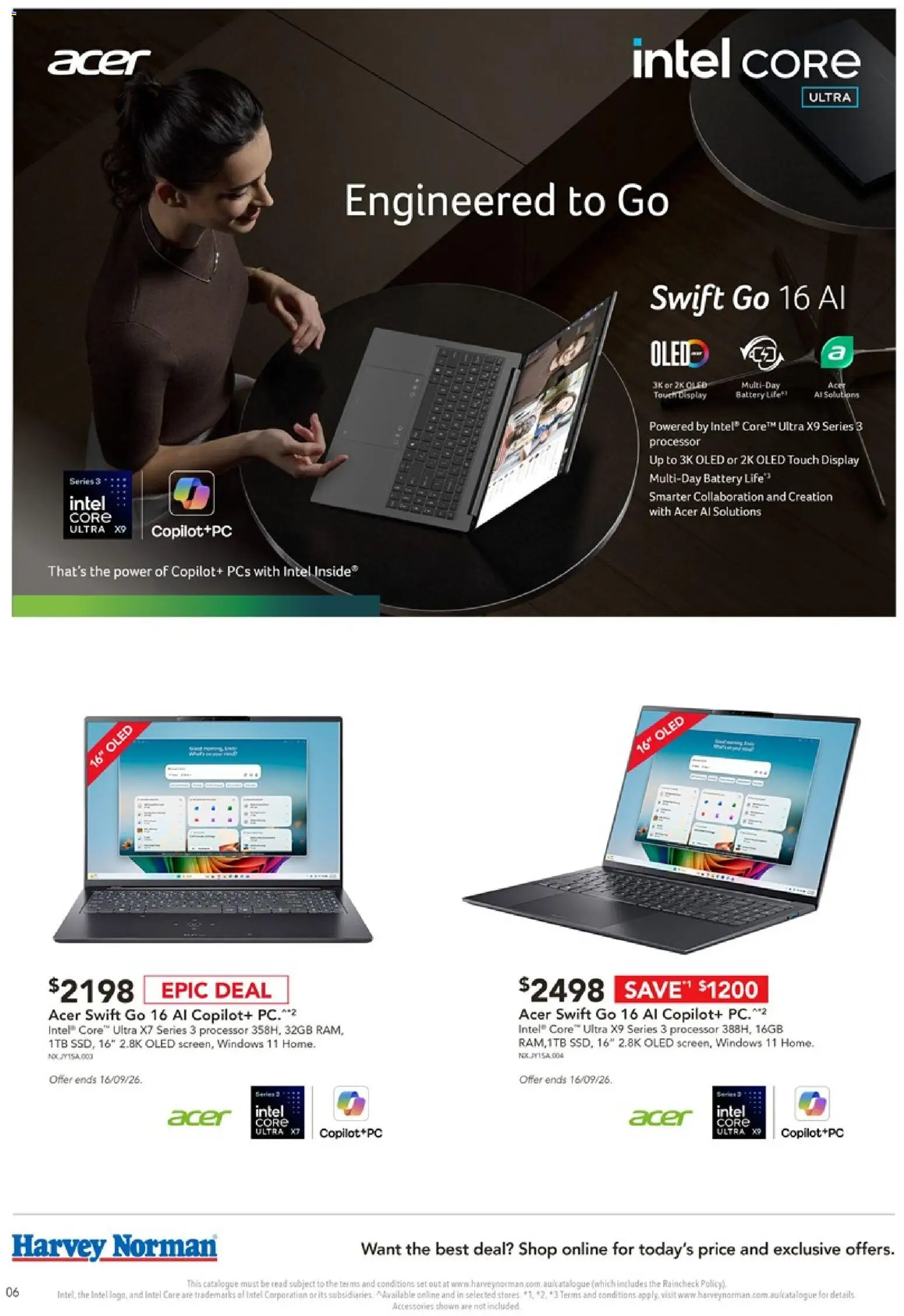 Harvey Norman catalogue - valid from 16/09/2026 | Page: 6 | Products: Battery, Accessories, Pc