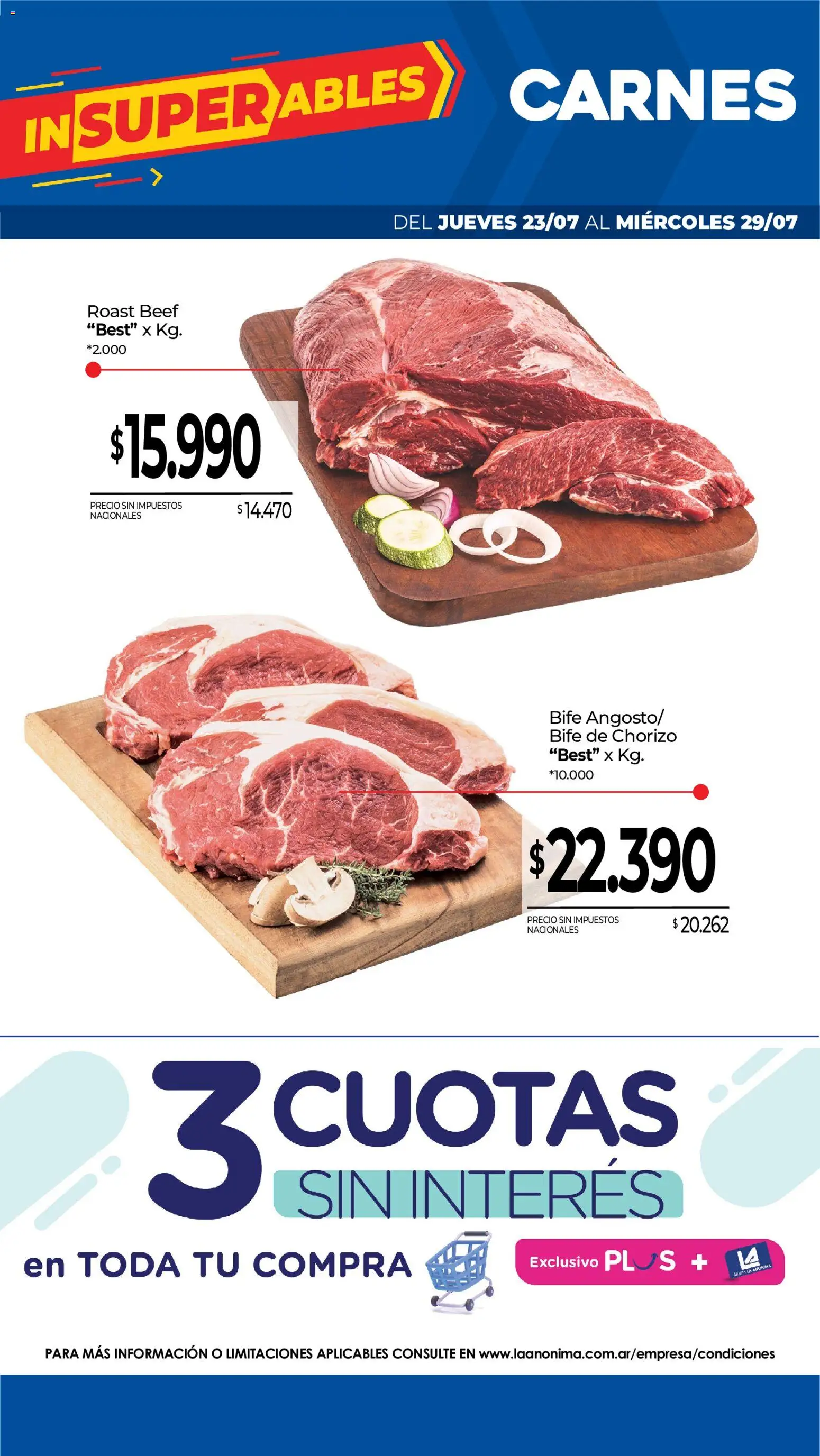 La Anonima - Catálogo Frescos │ válido desde el 23/07/2026 | Página: 2 | Productos: Chorizo