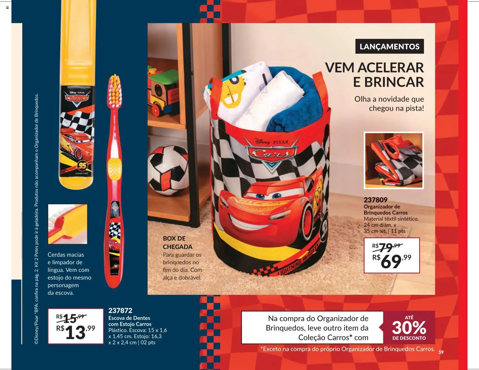 Avon Folheto - válido de 18.02.2026 | Página: 59 | Produtos: Organizador, Escova, Potes