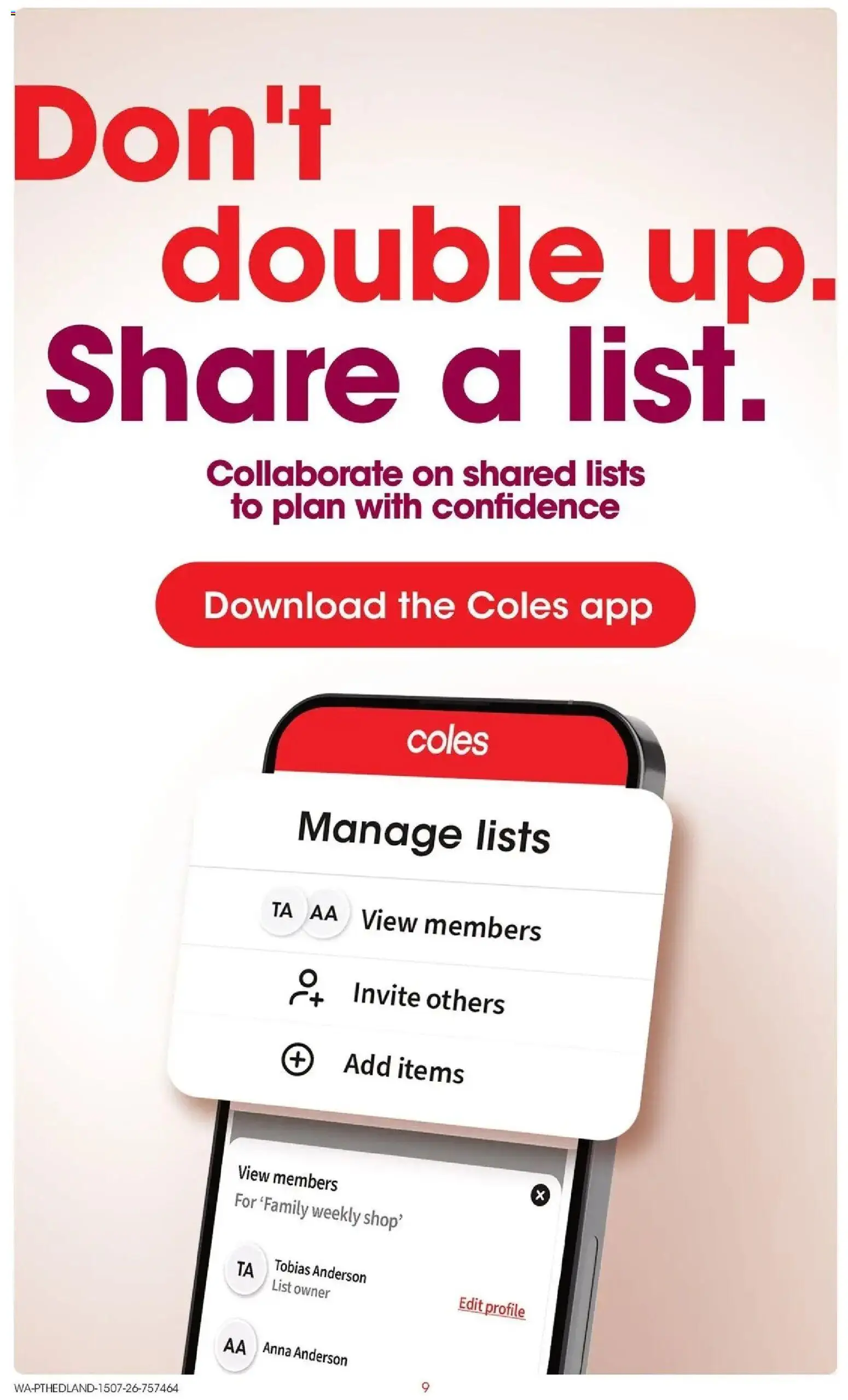 Coles catalogue - valid from 15/07/2026 | Page: 9