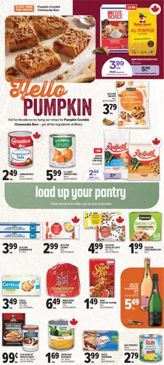 Preview of Metro weekly flyer / circulaire from shop Metro valid from Oct 1, 2026 | Page: 10 | Products: Beef, Flakes, Turkey, Pineapple juice