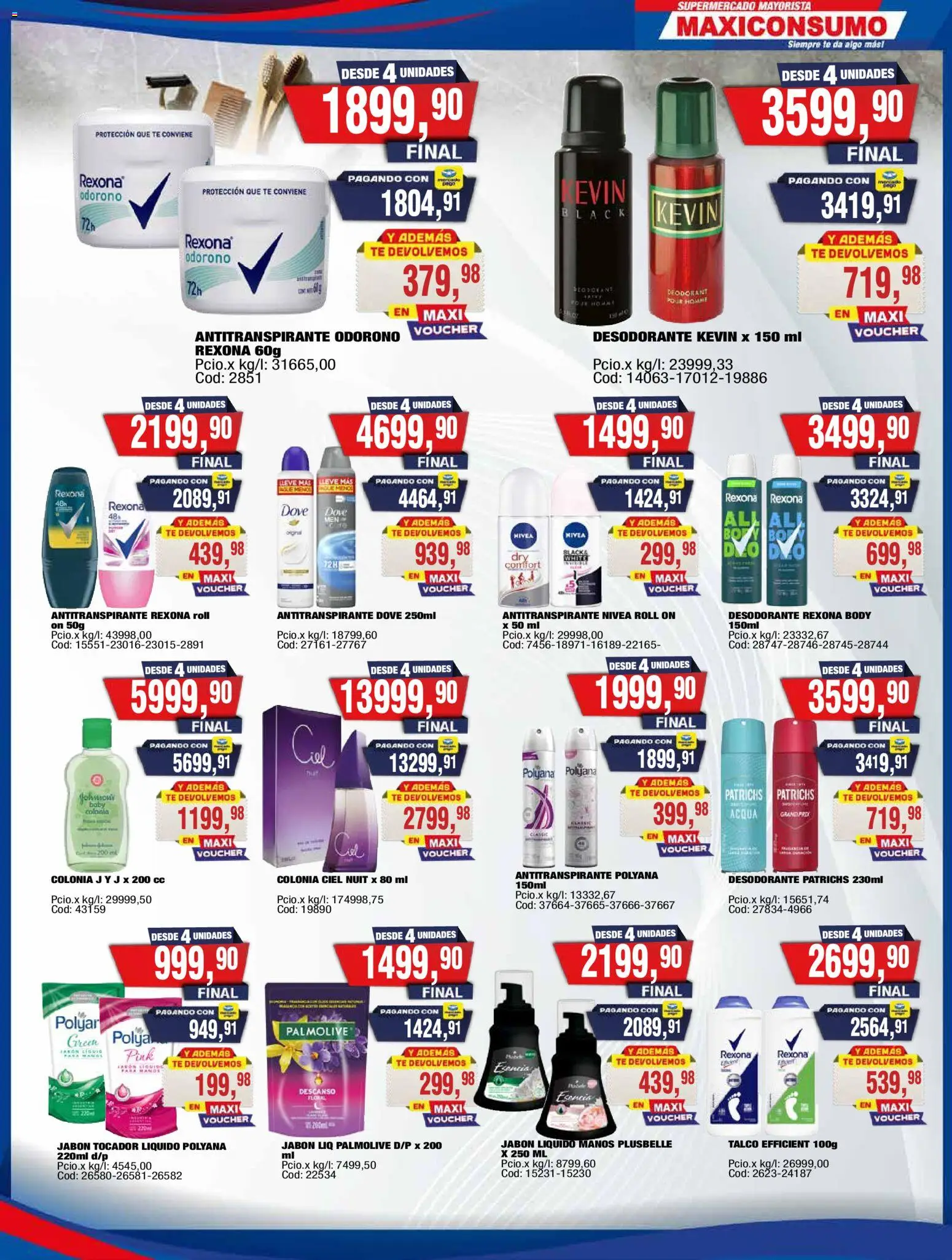 Maxiconsumo ofertas │ válido desde el 16.03.2026 | Página: 28 | Productos: Body, Desodorante, Té, Esencias