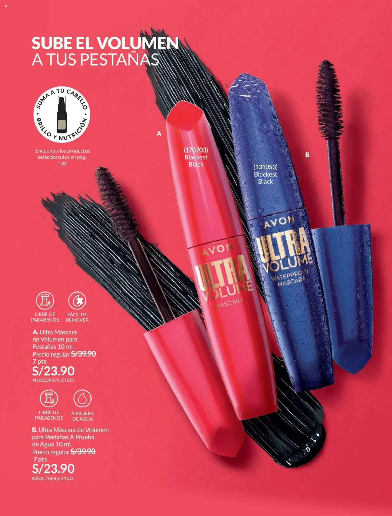 Catálogo Avon válido desde 21/04/2026 | Página: 47 | Productos: Máscara
