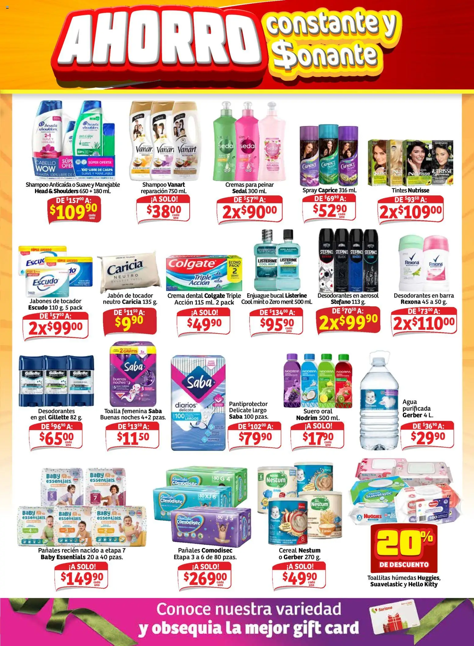 Nuevas ofertas de Soriana válidas en toda la República Mexicana desde el 16/10/2026. ¡Encuentra las mejores ofertas en Soriana folleto Ahorro constante y sonante Mercado! | Página: 5