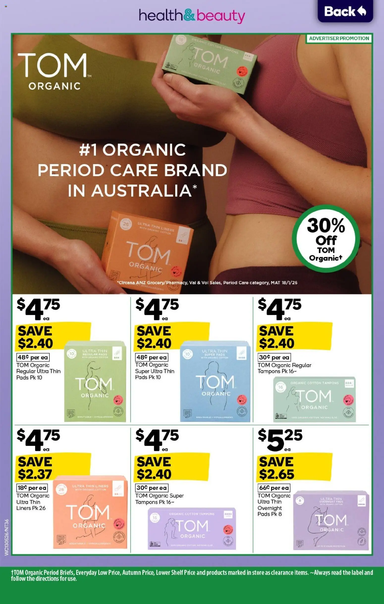 Woolworths catalogue - valid from 13.05.2026 | Page: 36 | Products: Shelf, Tampons