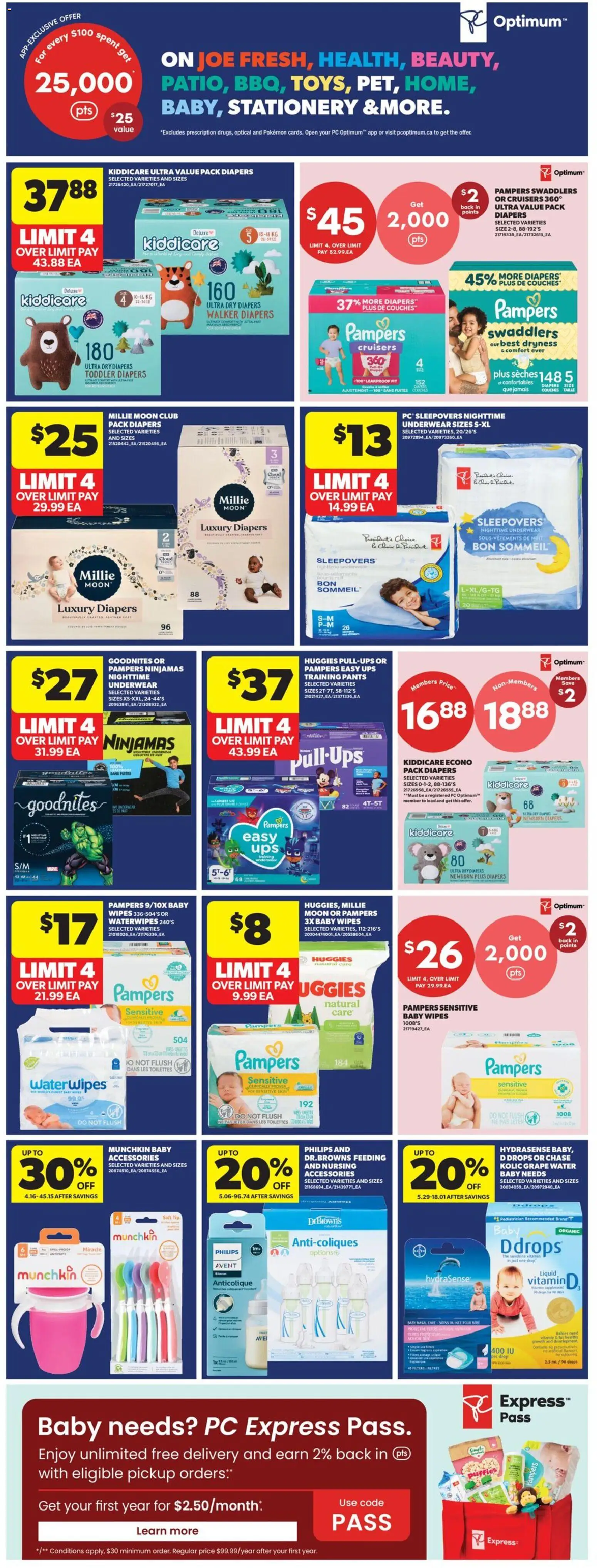 Real Canadian Superstore flyer valid from Aug 20, 2026 | Page: 26 | Products: PC, Water, Pants, Underwear