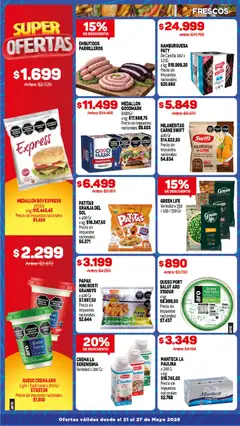 Vista previa Makro ofertas válido desde el 21.05.2026 | Página: 2 | Productos: Peso, Pollo, Manteca, Crema