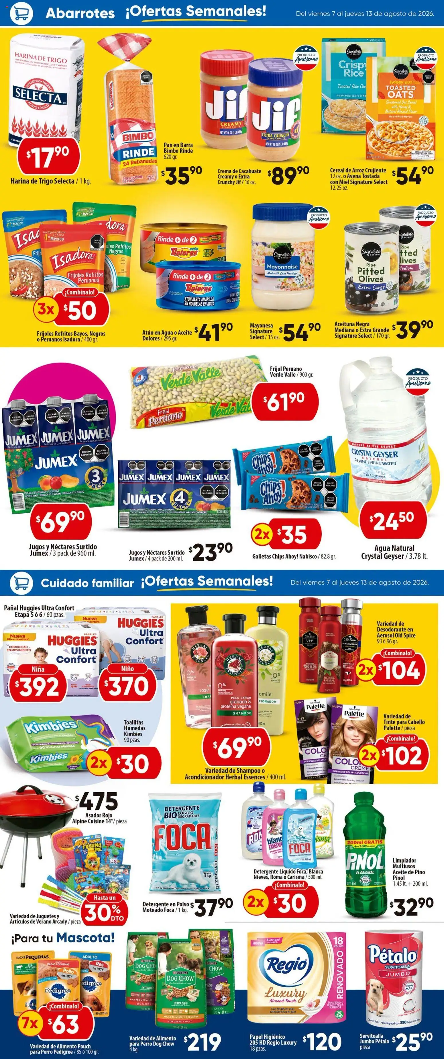 Nuevas ofertas de Calimax válidas en toda la República Mexicana desde el 07/08/2026. ¡Encuentra las mejores ofertas en Calimax folleto Ensenada! | Página: 2 | Productos: Harina, Detergente en polvo, Acondicionador, Juguetes