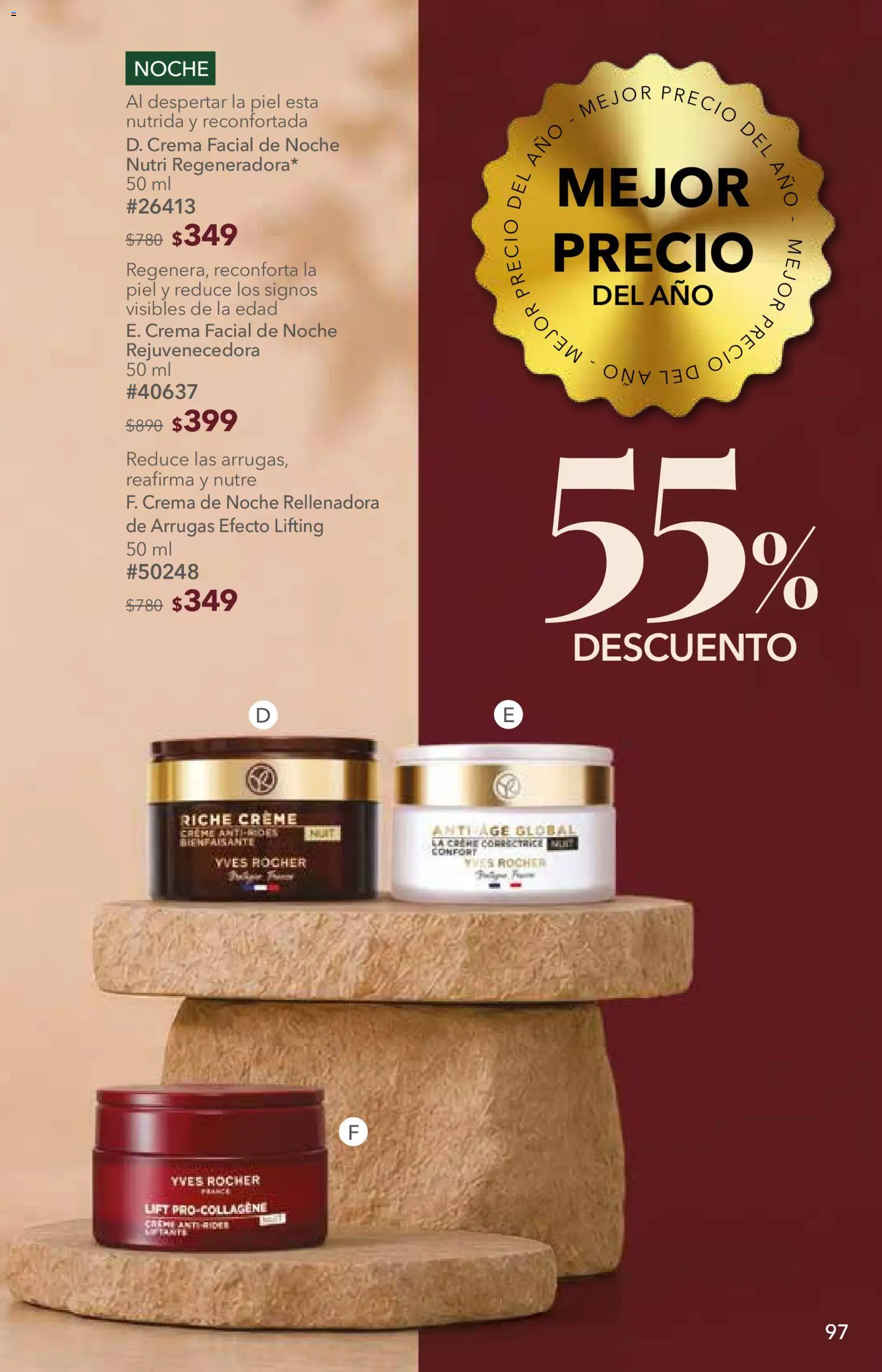 Nuevas ofertas de Yves Rocher válidas en toda la República Mexicana desde el 06/10/2026. ¡Encuentra las mejores ofertas en Yves Rocher campaña 14 2026! | Página: 99 | Productos: Crema, Crema facial
