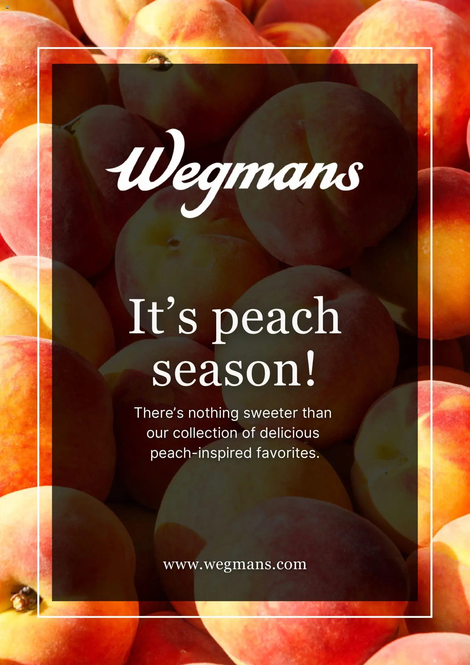 Wegmans Weekly Ad - valid from 08/01/2026 | Page: 1 | Products: Peach