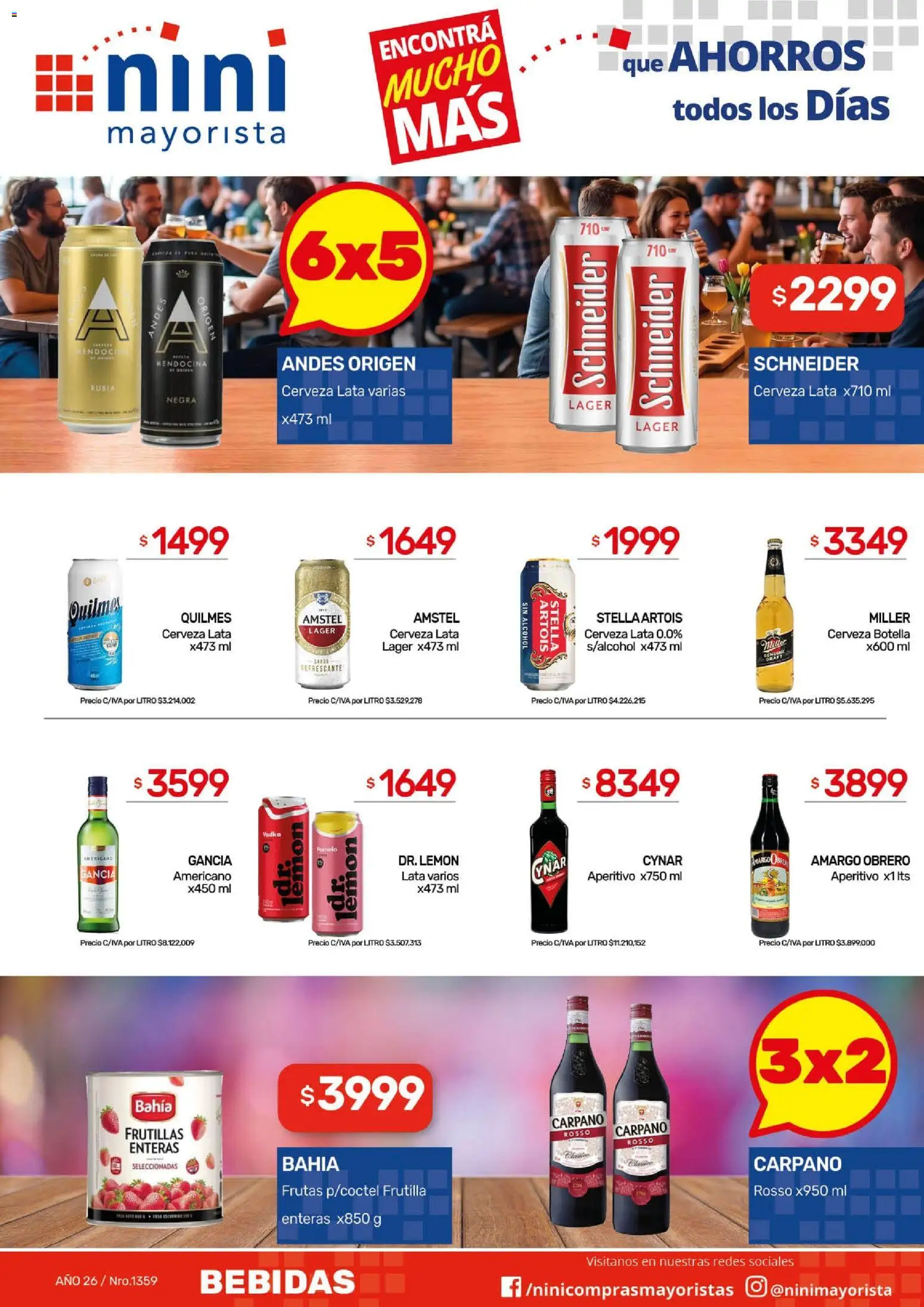 NINI Mayorista ofertas │ válido desde el 11.05.2026 | Página: 16 | Productos: Vodka, Botella, Pomelo, Cerveza