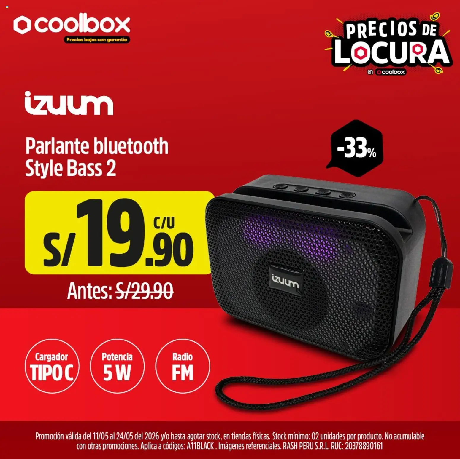 Catálogo Coolbox válido desde 11.05.2026 | Página: 2 | Productos: Radio, Parlante