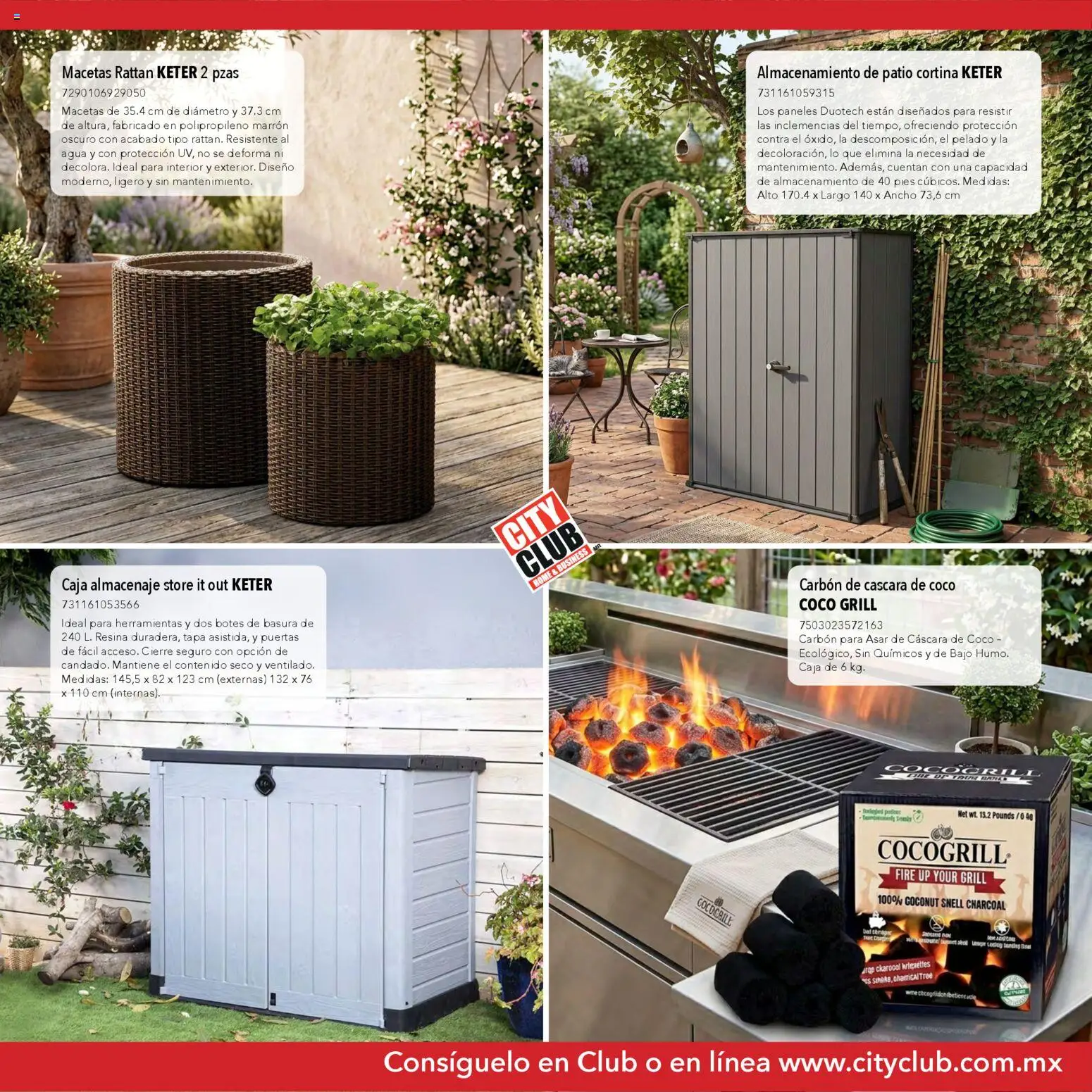 Nuevas ofertas de City Club válidas en toda la República Mexicana desde el 13.03.2026. ¡Encuentra las mejores ofertas en City Club Catálogo de muebles! | Página: 17 | Productos: Agua, Caja