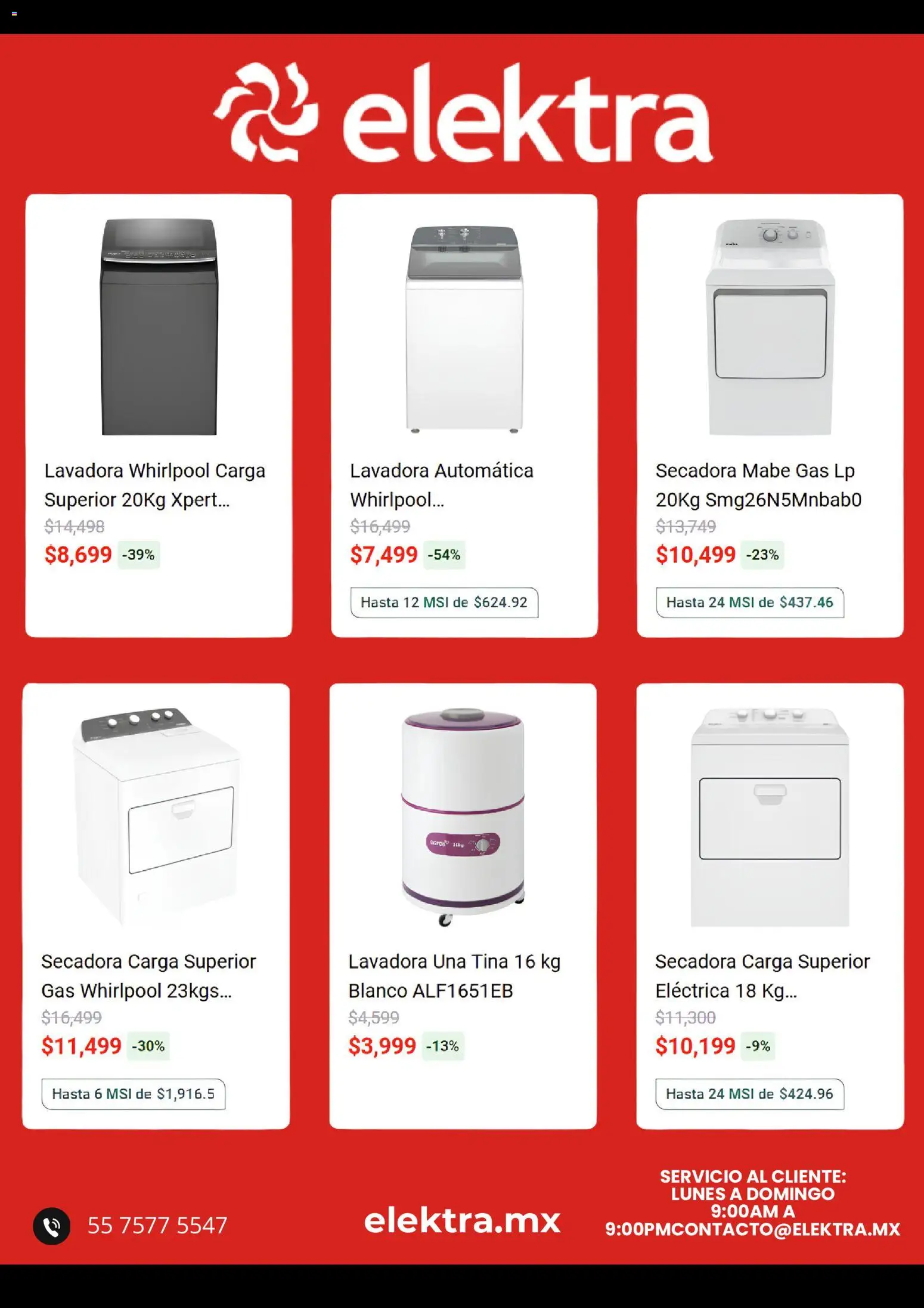 Nuevas ofertas de Elektra válidas en toda la República Mexicana desde el 04/08/2026. ¡Encuentra las mejores ofertas en Elektra catálogo! | Página: 2