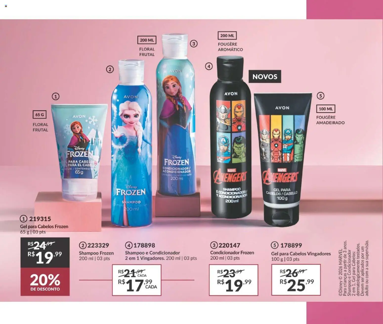 Avon Folheto - válido de 19/07/2026 | Página: 48 | Produtos: Shampoo, Condicionador