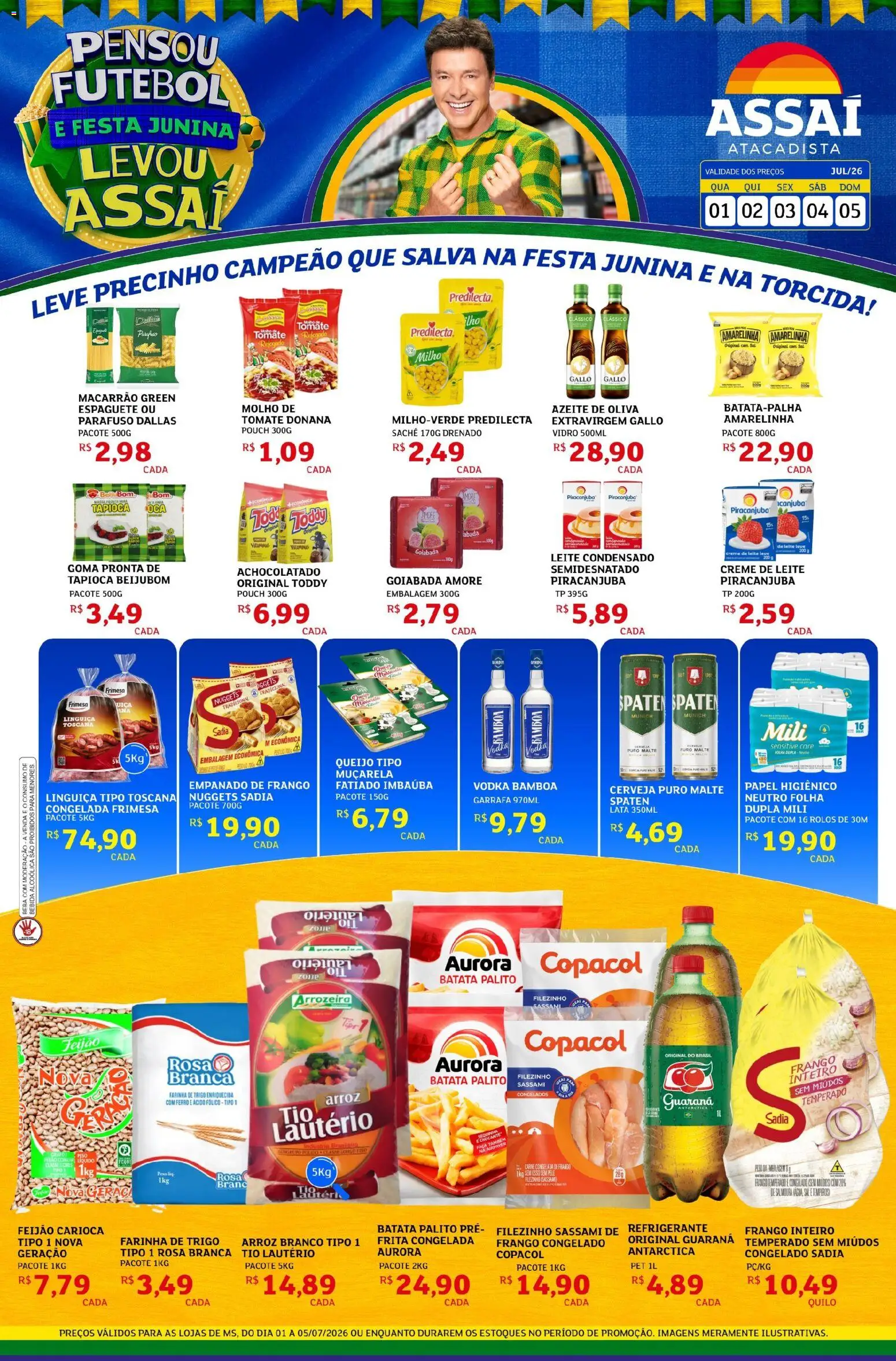 Assaí Atacadista Folheto - válido de 01/07/2026 | Página: 1