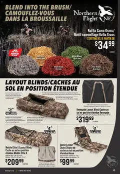 Preview of Cabelas flyer / circulaire - Waterfowl from shop Cabelas valid from Aug 27, 2026 | Page: 4 | Products: Goose, Backpack, Pillow