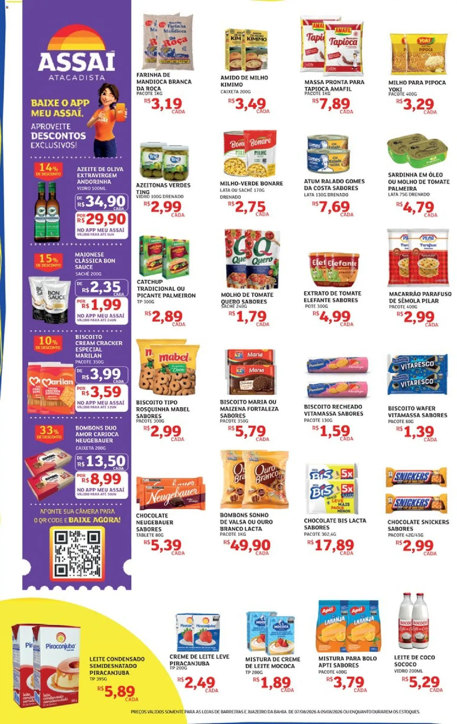 Assaí Atacadista Folheto - válido de 07/08/2026 | Página: 2 | Produtos: Tomate, Neugebauer, Vitamassa, Câmera