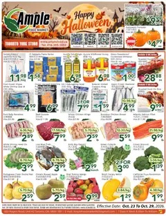 Preview of Ample Food Market weekly flyer Toronto York from shop Ample Food Market valid from Oct 23, 2026