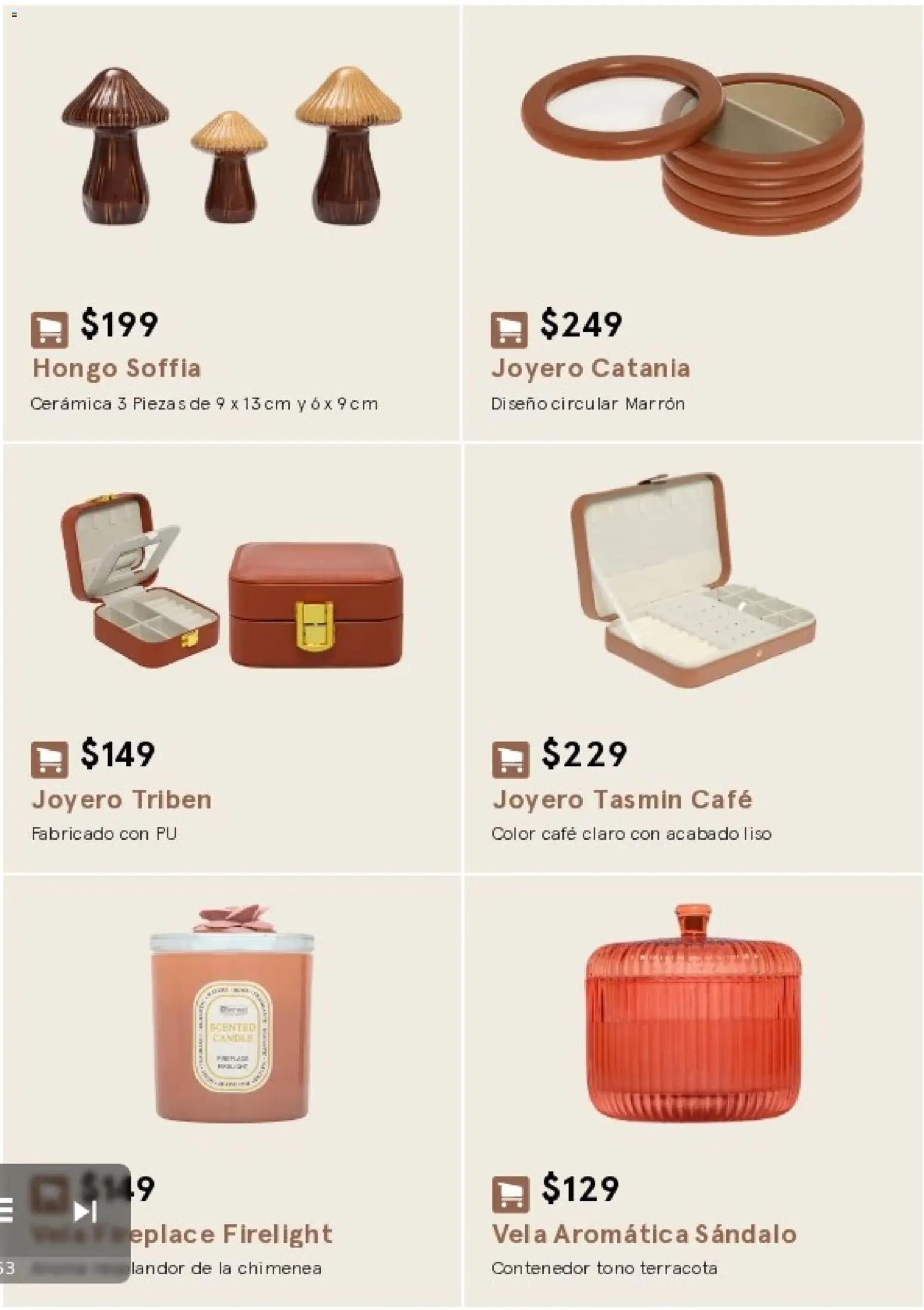 Nuevas ofertas de Coppel válidas en toda la República Mexicana desde el 17/08/2026. ¡Encuentra las mejores ofertas en Coppel catálogo Starhaus Otoño Invierno! | Página: 5 | Productos: Café, Vela, Contenedor