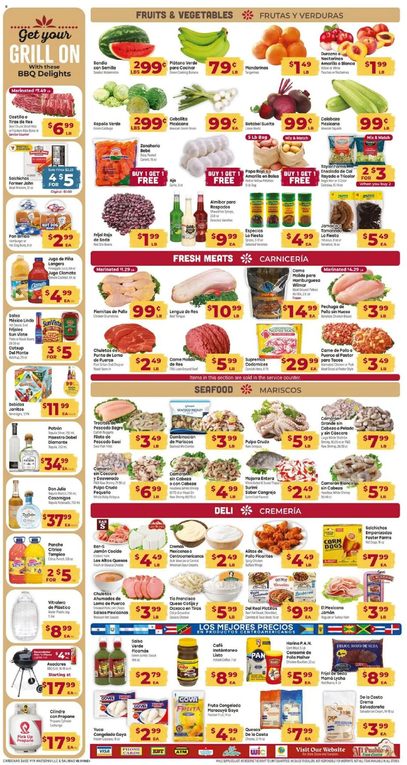 Cardenas Weekly Ad - CA - valid from 20.05.2026 | Page: 4 | Products: Fish, Potatoes, Water, Sauce