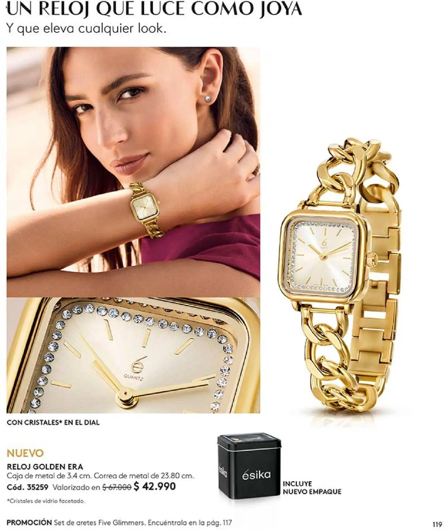 Catálogo Ésika Campaña 9 │ válido desde el 17.05.2026 | Página: 123 | Productos: Caja, Reloj