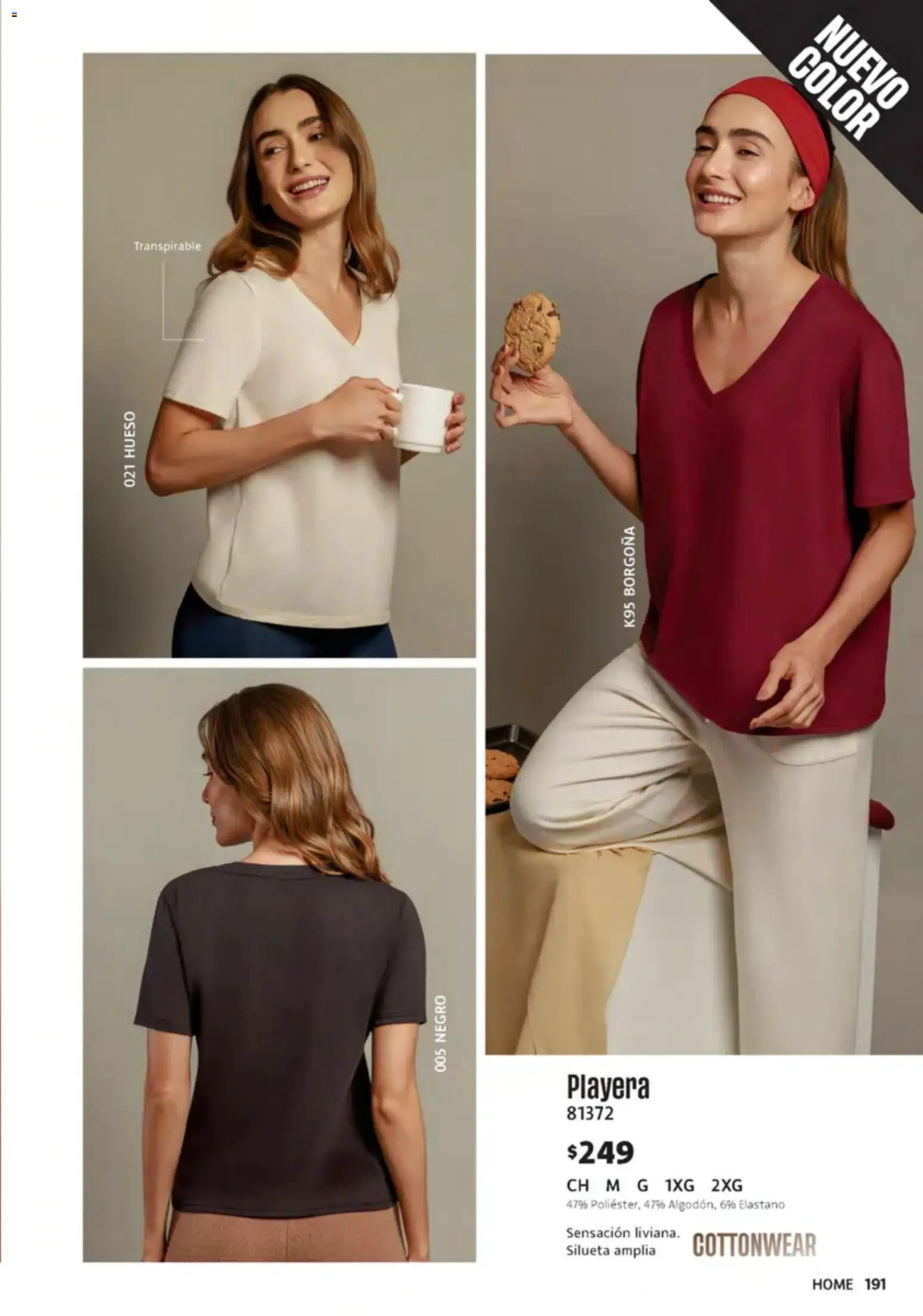 Nuevas ofertas de Ilusión válidas en toda la República Mexicana desde el 01/10/2026. ¡Encuentra las mejores ofertas en Ilusión catálogo Invierno! | Página: 193 | Productos: Playera