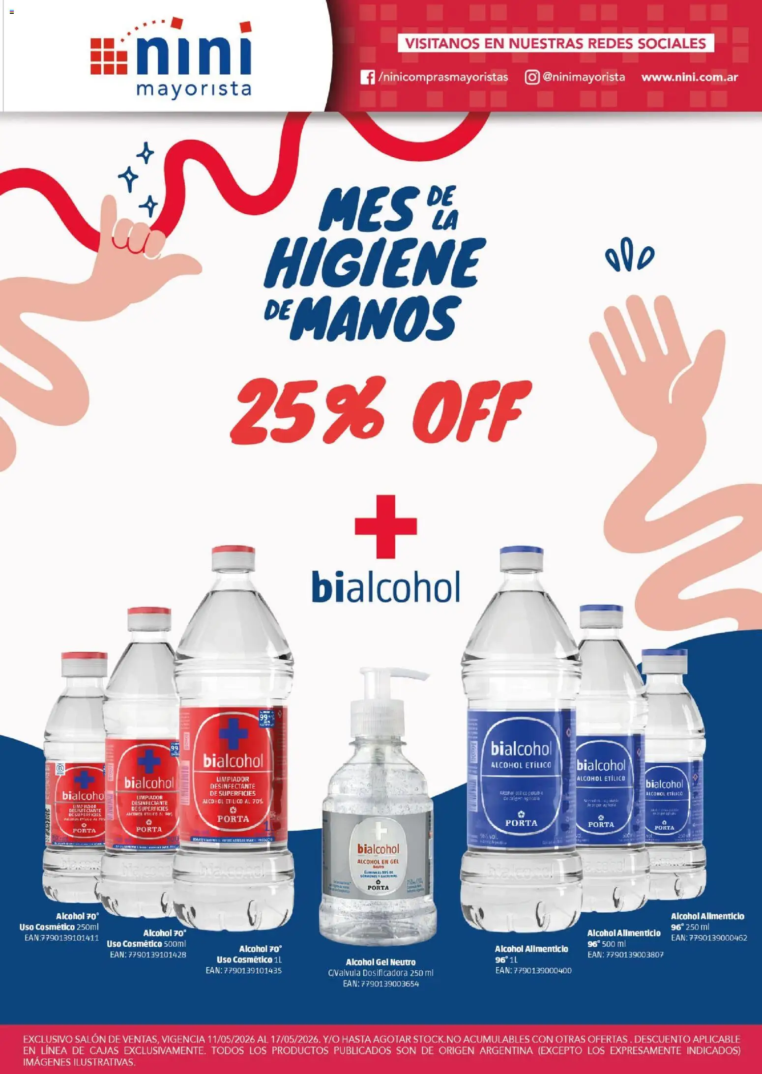 NINI Mayorista ofertas Home Care │ válido desde el 11.05.2026 | Página: 2 | Productos: Desinfectante, Alcohol en gel, Limpiador