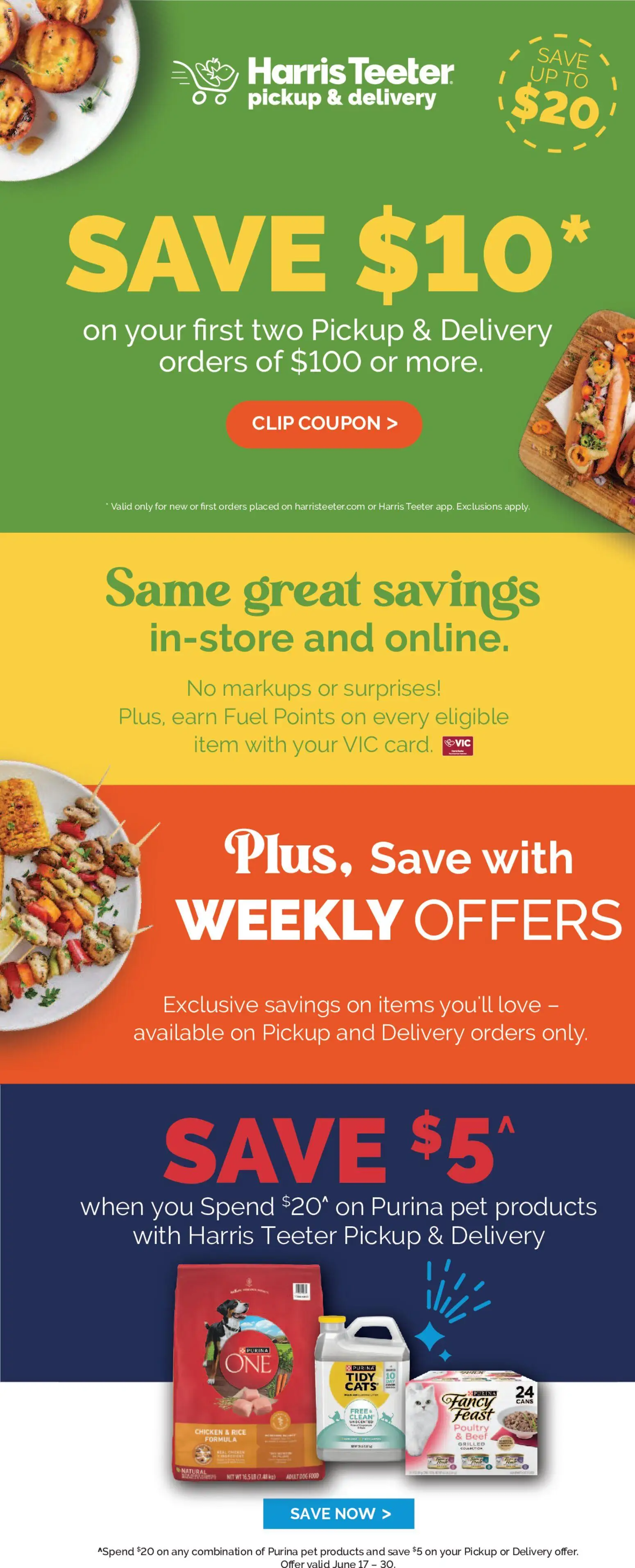 Harris Teeter Weekly Ad - SC - valid from 06/24/2026 | Page: 4 | Products: Clip, Dog Food, Rice, Poultry