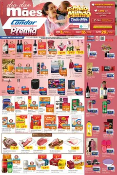 Supermercados Condor ofertas Dia das Mães - Pré-Visualização do folheto da loja Supermercados Condor, válido de 04.05.2026